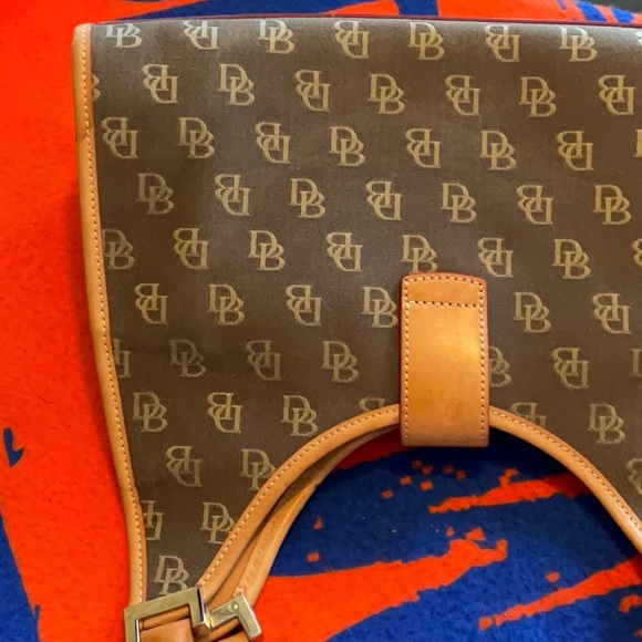 Dooney & Bourke Vintage Set of 3 Taupe Canvas & Tan Leather Bags, Preowned - Picture 11 of 16